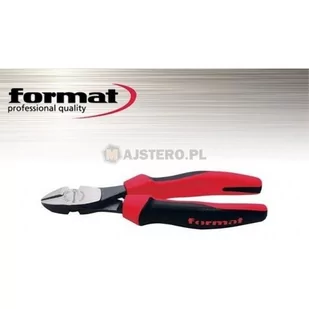 FORMAT Szczypce tnące boczne o zwiększonym przełożeniu 12042-uniw - Kombinerki i obcęgi - miniaturka - grafika 1