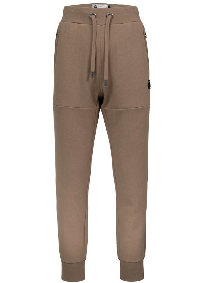 Spodnie sportowe PIT BULL SMALL LOGO HD brązowe-XL