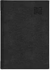 Kalendarze - KALENDARZ KSIĄŻKOWY B5 DZIENNY ALUMINIUM STANDARD NR KAT. 237B5DB CZARNY - miniaturka - grafika 1