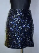 Spódnice - Spódnica Damska Granatowa Cekinowa Rozmiar XS *Guess* - GUESS - miniaturka - grafika 1