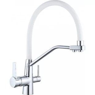 Mexen Duo bateria kuchenna chrom/biała - 671701-02 - Baterie kuchenne Mexen Duo bateria kuchenna chrom/biała - 671701-02 - Baterie kuchenne - miniaturka - grafika 1