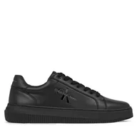 Sneakersy męskie - Sneakersy Calvin Klein Jeans Chunky Cupsole Mono Lth YM0YM00681 Czarny - miniaturka - grafika 1