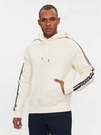 Bluzy męskie - Tommy Hilfiger Bluza Global Stripe MW0MW33659 Beżowy Regular Fit - miniaturka - grafika 1