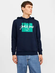 Jack & Jones Bluza "Whitley" w kolorze granatowym - Bluzy męskie - miniaturka - grafika 1