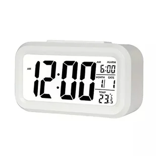Zegar budzik Trusty duży LCD biały ZG21 - Telefony stacjonarne - miniaturka - grafika 1
