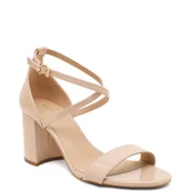 Sandały damskie - Michael Kors Skórzane sandały na słupku SOPHIE - miniaturka - grafika 1