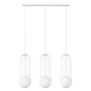 Lampa wisząca BRINA 3L biała SOLLUX LIGHTING - Lampy sufitowe - miniaturka - grafika 1