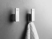 Wieszaki łazienkowe - Wieszaki ścienne 7070 Stal Szczotkowana (2 sztuki) - miniaturka - grafika 1