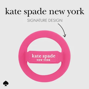 Kate Spade New York Magnetic Loop Grip - Uchwyt MagSafe na palec (Pom Pom Pink) - Pozostałe akcesoria do telefonów - miniaturka - grafika 6