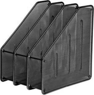 Forofis Pojemnik na czasopisma FOROFIS potrójny 91330 czarny metalowy - Inne meble do salonu - miniaturka - grafika 1