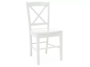 Fotel biurowy, krzesło biurowe Signal Meble Krzesło drewniane CD-56 biały - Fotele i krzesła biurowe - miniaturka - grafika 1