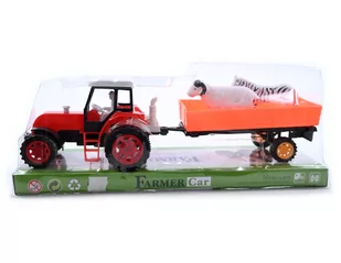 Traktor Z Przyczepą Ciągnik Dla Rolnika Różne Kolory - Samochody i pojazdy dla dzieci - miniaturka - grafika 1