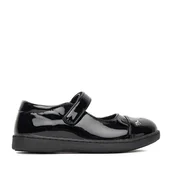 Buty dla dziewczynek - Półbuty DeeZee CEO-CM241118-7 Czarny - miniaturka - grafika 1