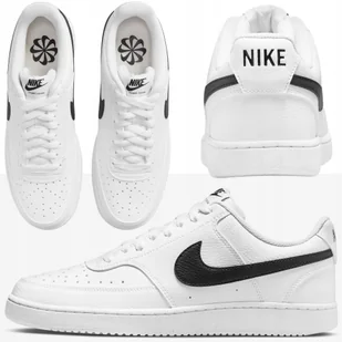 Nike Buty Męskie Sportowe Court Vision Low DH2987-101 Sneakersy Białe 46 - Sneakersy męskie - miniaturka - grafika 1