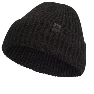 Czapki i chusty sportowe damskie - Czapka adidas Cuff Beanie HM9906 - czarna - grafika 1