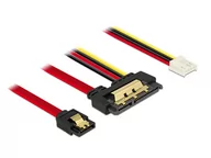 Kable komputerowe i do monitorów - Delock Kabel SATA III 22Pin > 7Pin + 4Pin Floppy 30cm 85234 - miniaturka - grafika 1