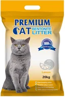 Żwirek dla kotów - Premium Cat Żwirek Bentonitowy Zbrylający - Cytrynowy dla kota 20kg - miniaturka - grafika 1