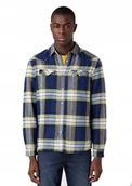 Koszule męskie - WRANGLER WESTERN SHIRT STONE GREEN W5B4MTG53 4XL - Wrangler - miniaturka - grafika 1