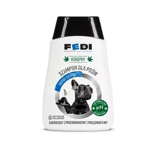 FEDI FEDI Szampon dla psów konopny SIERŚĆ CIEMNA, 300 ml 5902012110263 - Szampony i odżywki dla psów - miniaturka - grafika 1