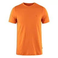 Bielizna sportowa męska - T-shirt męski Fjallraven Abisko Wool sunset orange - S - miniaturka - grafika 1