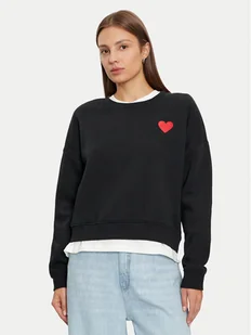 Vero Moda Bluza Maly 10329164 Czarny Oversize - Bluzy damskie - miniaturka - grafika 1