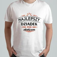 Koszulki męskie - Koszulka Męska Śmieszna T-shirt Z Nadrukiem Dzień Dziadka Dla Dziadka L #20 - miniaturka - grafika 1