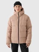 Kurtki męskie - 4F Kurtka narciarska membrana 5000 męska - brązowa XXL - miniaturka - grafika 1