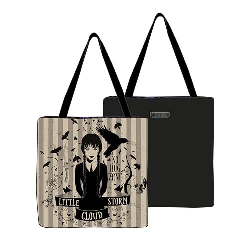 Seven SpA Torba na ramię SHOPPER BAG – Wednesday Addams, Kolor czarny, klient
