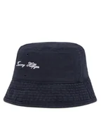 Czapki damskie - Tommy Hilfiger Kapelusz Seasonal Flag Bucket AM0AM13384 Granatowy - miniaturka - grafika 1