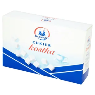 Diamant Cukier biały w kostkach 1 kg - Cukier i słodziki - miniaturka - grafika 1