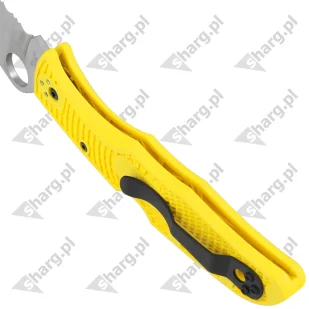 Nóż składany Spyderco Pacific Salt 2 FRN Yellow, Spyder H2 (C91SYL2) - Noże - miniaturka - grafika 5