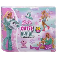 Lalki dla dziewczynek - Barbie Cutie Reveal Kalendarz adwentowy HJX76 - miniaturka - grafika 1