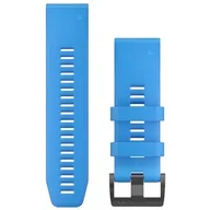 Akcesoria do pulsometrów i zegarków sportowych - Silikonowy pasek QuickFit 26mm Niebieski do FENIX 5X 010-12741-02 - miniaturka - grafika 1