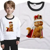 Piżamy dla dziewczynek - Piżama dziecięca Garfield Król Kocur 86/92 - VoloDonum - miniaturka - grafika 1