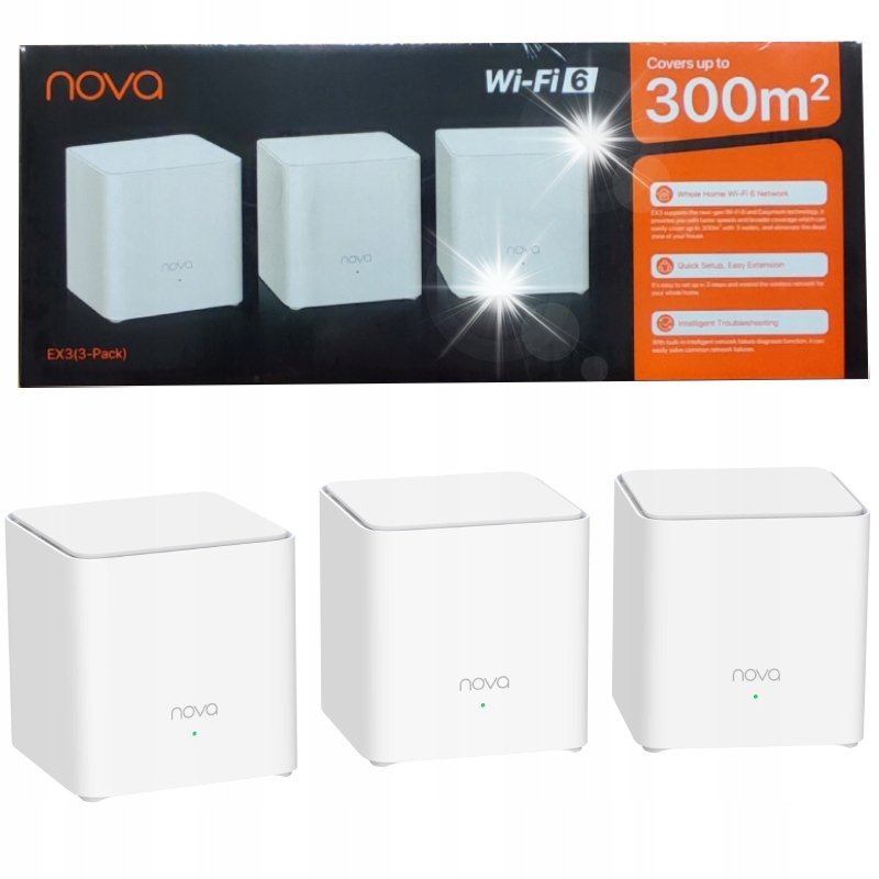 Tenda EX3 3pack 802.11ax Wi-Fi 6