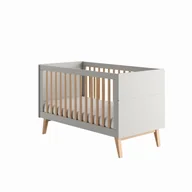 Łóżeczka i kojce - Łóżeczko tapczanik szare 140x70 PINIO SWING - miniaturka - grafika 1