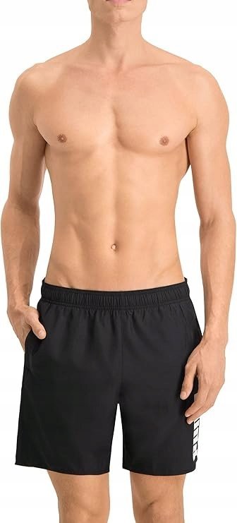 PUMA CZARNE KĄPIELÓWKI BOKSERKI Z NADRUKIEM LOGO XL 6BA