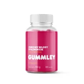 Włosy, skóra, paznokcie - Żelki z biotyną 60 sz. - ZDROWE WŁOSY I PAZNOKCIE - Gummley - miniaturka - grafika 1