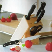 Noże kuchenne - Giesser-Messer Wyposażona w mlecznik nóż-9891-B-5-BC blok noży 5-częściowy, BEST Cut 1012196110 - miniaturka - grafika 1