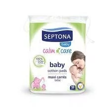 SEPTONA Septona baby płatki kosmetyczne dla dzieci x 50 szt - Chusteczki nawilżane - miniaturka - grafika 2