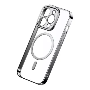 Zestaw Etui Baseus Glitter Magnetic do iPhone 14 Pro (srebrne) + szkło hartowane + zestaw czyszczący - Etui i futerały do telefonów - miniaturka - grafika 5