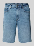 Spodenki damskie - Szorty jeansowe o kroju regular fit z mieszanki bawełny model ‘CLEO’ - miniaturka - grafika 1