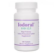 Suplementy naturalne - Optimox Optimox Iodoral 12,5 mg - 180 tabletek IOD180NV - miniaturka - grafika 1