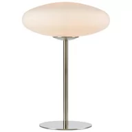 Lampy stojące - Lampka stołowa Locus 108439 Markslojd szklana owalna na biurko biała - miniaturka - grafika 1
