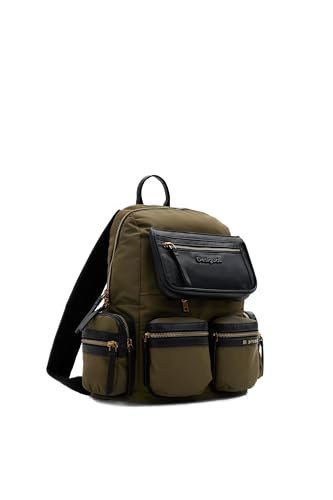 Desigual Women's Accessories Nylon Backpack Medium, zielony, jeden rozmiar