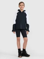 Kurtki i płaszcze dla dziewczynek - 4F Kurtka trekkingowa membrana 5000 dziewczęca - czarna 122 (6-7 lat) - miniaturka - grafika 1