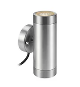 Lampy ogrodowe - Ogrodowa lampa ścienna Garden okrągła LED 3W aluminium - miniaturka - grafika 1