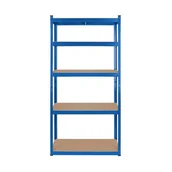 Szafy i regały magazynowe - Regał magazynowy REBEL RB-1251BL 180 x 40 x 90 cm - miniaturka - grafika 1