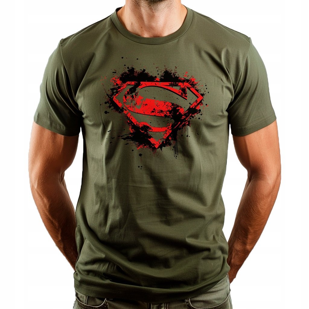 Koszulka Nowoczesna T-Shirt ''Superman LOGO'' Bawełna L