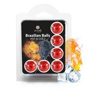 Lubrykanty - Hot Boss Of Toys SET 6 BRAZILIAN BALLS COLD 37-3629-1 - miniaturka - grafika 1